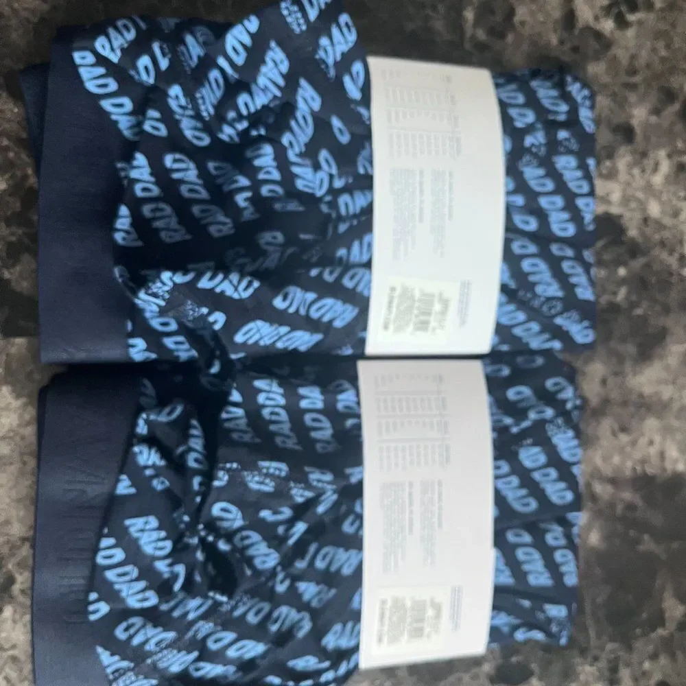 2 Sets Old‎ Navy Men's Rad Dad All Over Print Boxer-Briefs Soft Cotton Underwear